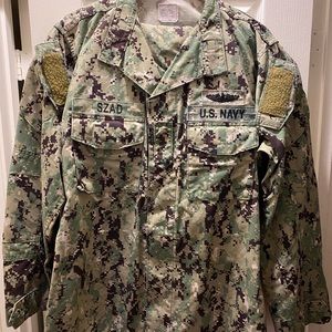 Navy NWU Type III Blouse - Large/Long